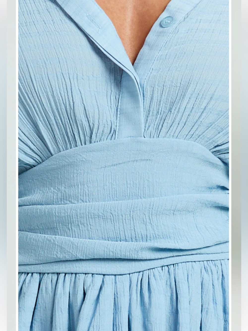 Showpo Valerie Mini Dress In Pale Blue - Picture 9 of 15